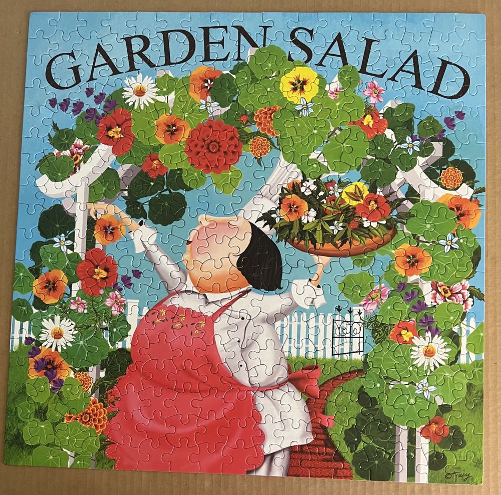 Bon Appetite - Garden Salad - Ceaco puzzle collectible [Barcode 021081221573] - Main Image 2
