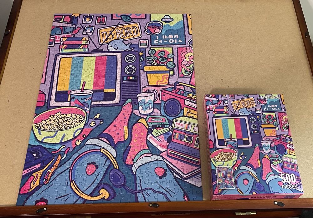 Retro Home - Kess Co puzzle collectible [Barcode 810015928646] - Main Image 2