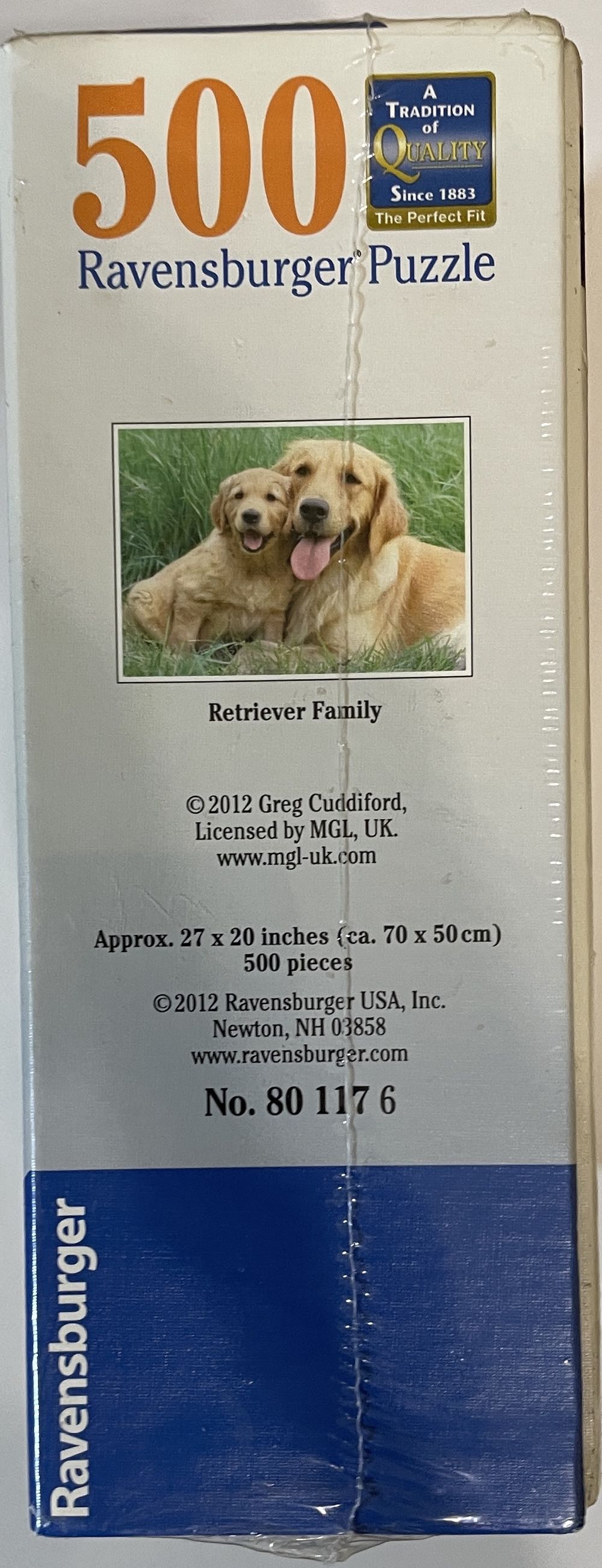 Retriever Family (SOLD) - Ravensburger puzzle collectible [Barcode 4005556801176] - Main Image 2