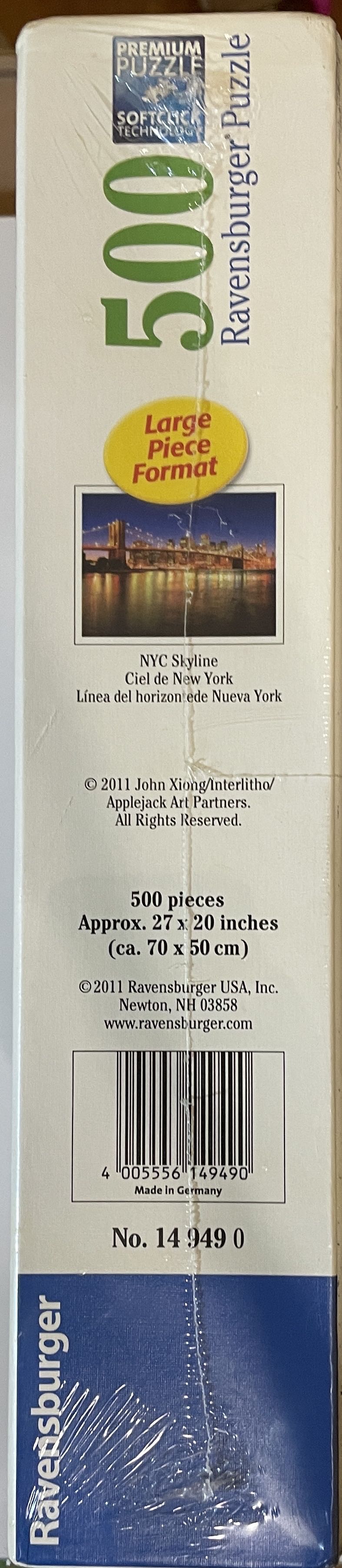 NYC Skyline - Ravensburger puzzle collectible [Barcode 4005556149490] - Main Image 2