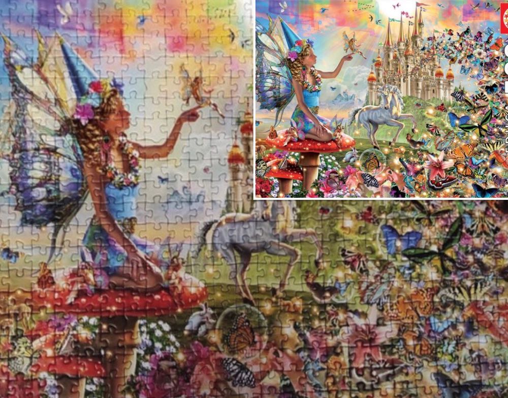 Fairy & Butterflies - Educa puzzle collectible [Barcode 8412668192478] - Main Image 4