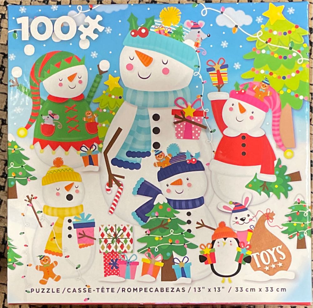 Merry & Bright Snowman - Ceaco puzzle collectible [Barcode 021081160735] - Main Image 2