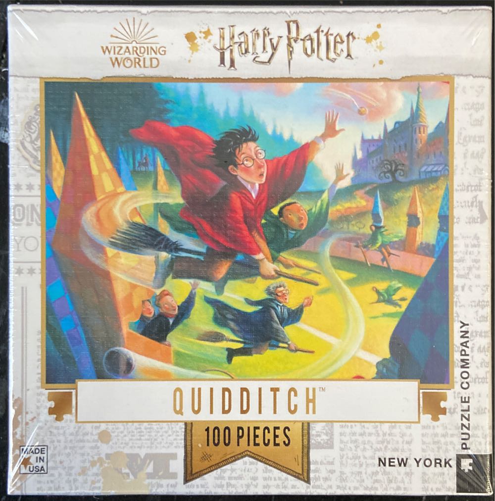 Quidditch - New York Puzzle Company puzzle collectible [Barcode 819844012380] - Main Image 2