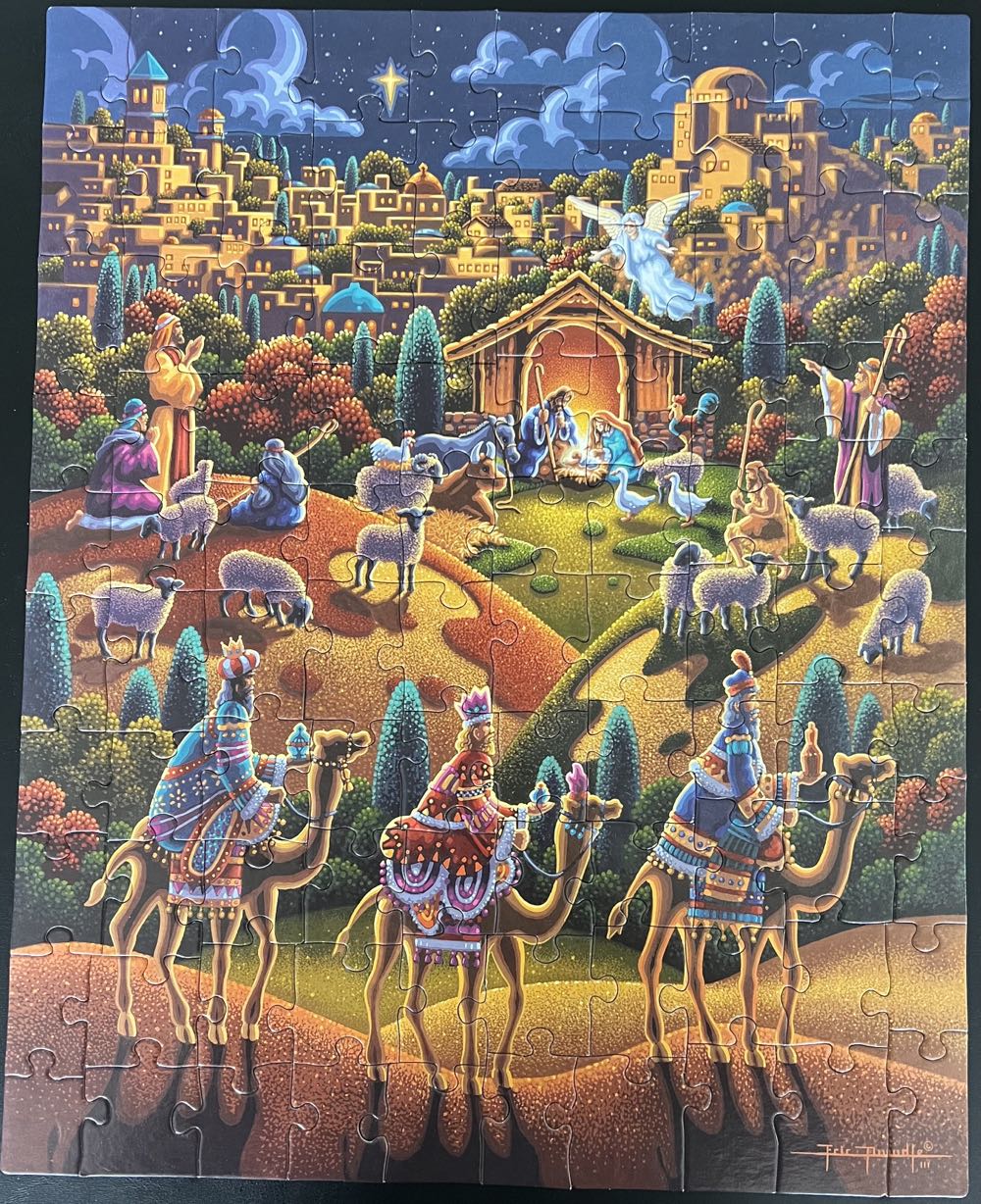 Nativity - 438, 7/30/23-SOLD - Dowdle puzzle collectible [Barcode 671095602389] - Main Image 2