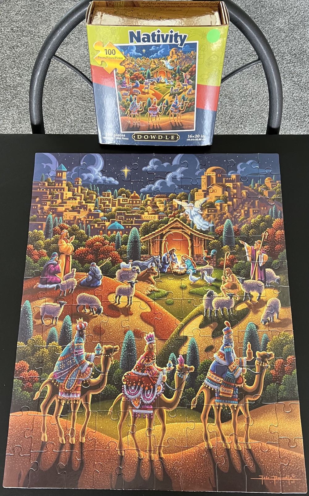 Nativity - 438, 7/30/23-SOLD - Dowdle puzzle collectible [Barcode 671095602389] - Main Image 3