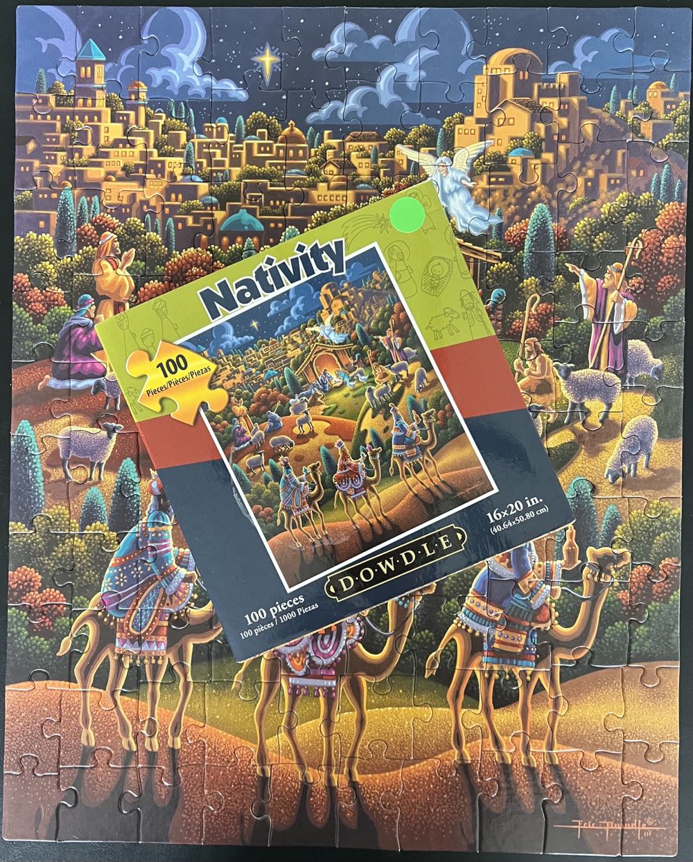 Nativity - 438, 7/30/23-SOLD - Dowdle puzzle collectible [Barcode 671095602389] - Main Image 4