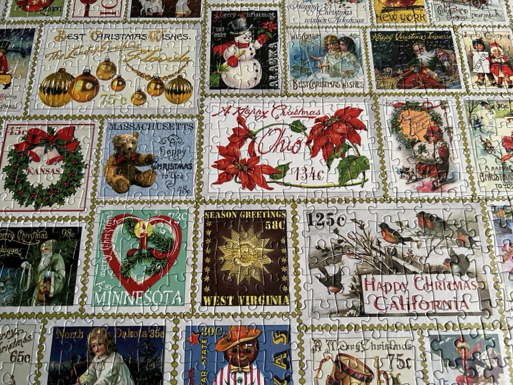 Christmas Stamps - Bluebird puzzle collectible [Barcode 3663384704888] - Main Image 3