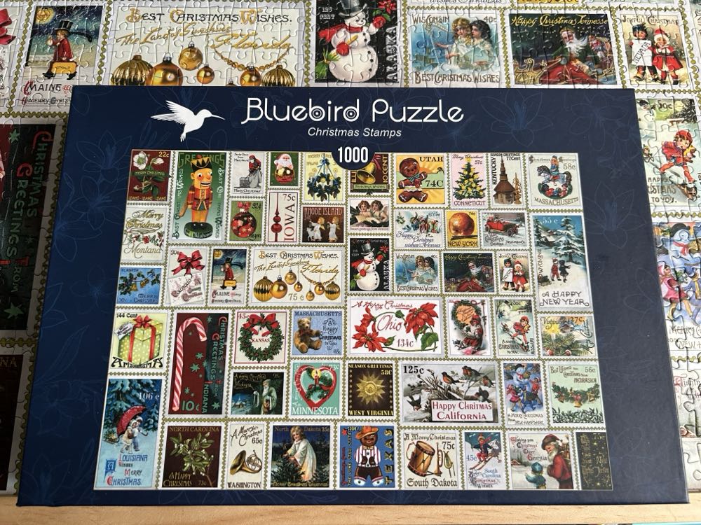 Christmas Stamps - Bluebird puzzle collectible [Barcode 3663384704888] - Main Image 4