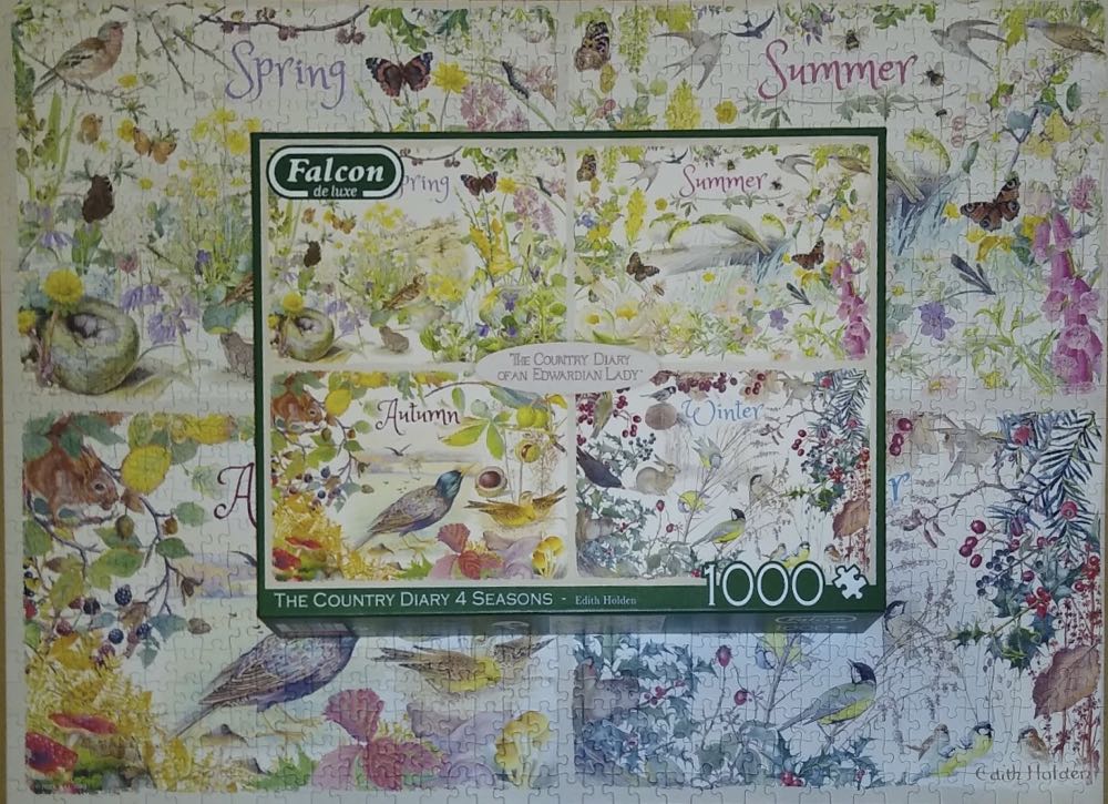 Country Diary Of An Edwardian Lady 🐦 - Falcon de luxe puzzle collectible [Barcode 8710126113073] - Main Image 4