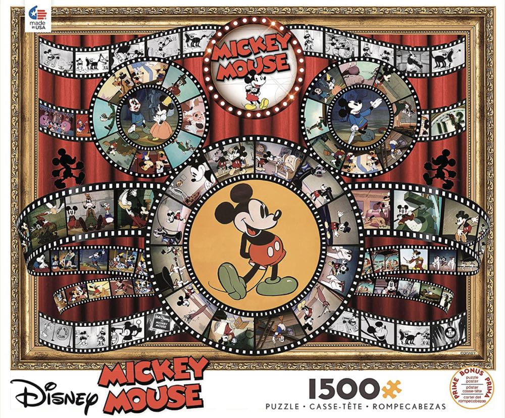 Mickey and Minnie Mouse Movie Reel - Ceaco puzzle collectible - Main Image 3