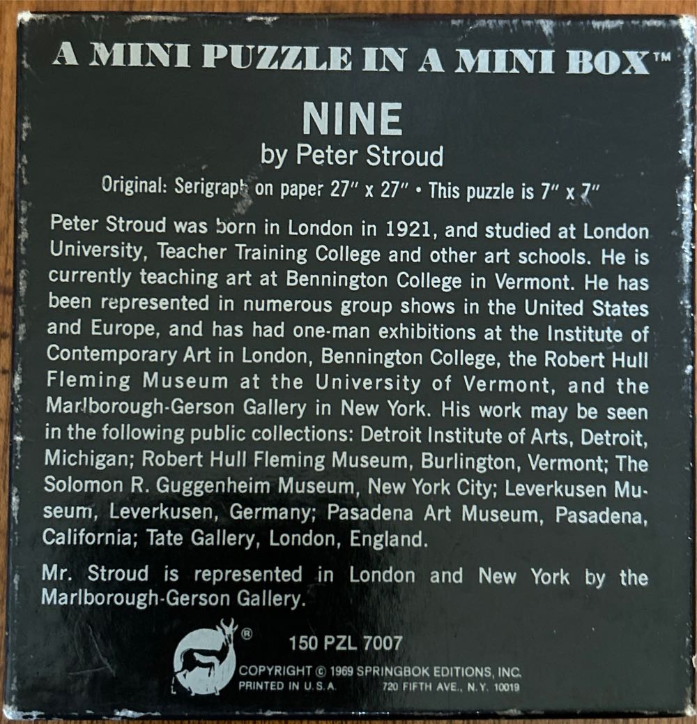 Nine -Mini - Springbok puzzle collectible - Main Image 2