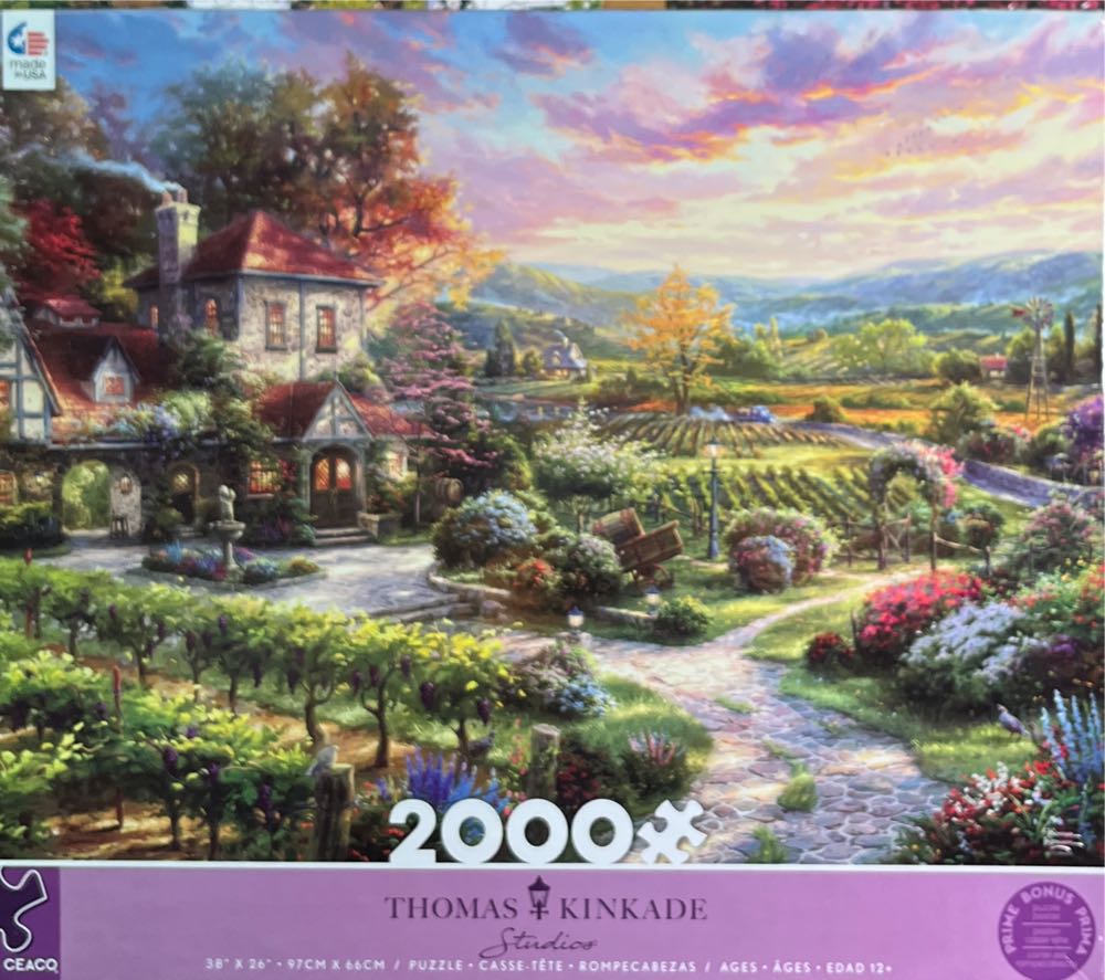 Wine Country Living - Ceaco puzzle collectible [Barcode 021081350754] - Main Image 2