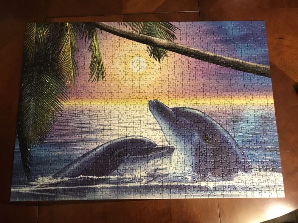 2 X Dolphins Ravensburger Puzzles - Ravensburger puzzle collectible [Barcode 4005556167999] - Main Image 3
