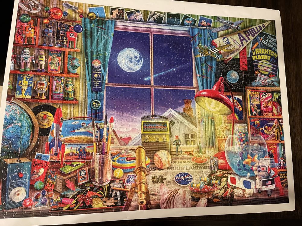 To the Moon ✅ - Buffalo Games puzzle collectible - Main Image 2