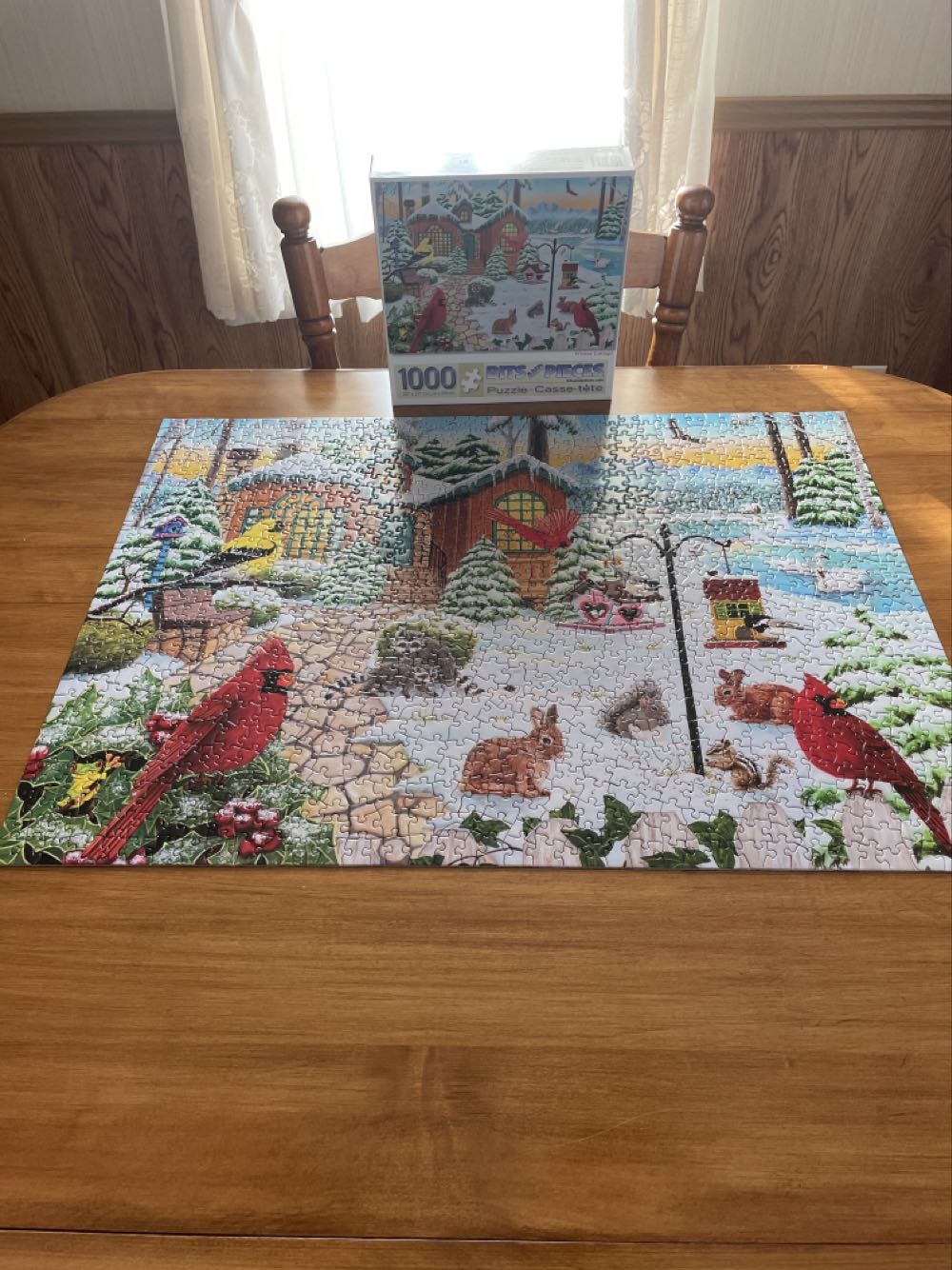 Winter Cottage - Bits & Pieces puzzle collectible [Barcode 192949045935] - Main Image 3