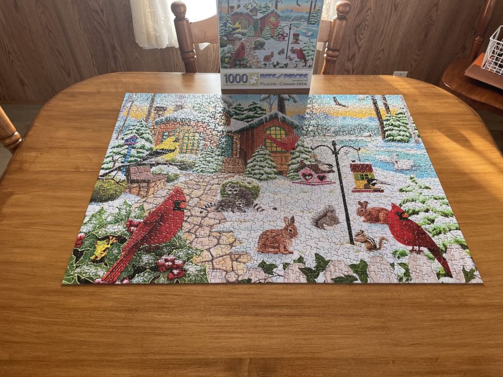 Winter Cottage - Bits & Pieces puzzle collectible [Barcode 192949045935] - Main Image 4