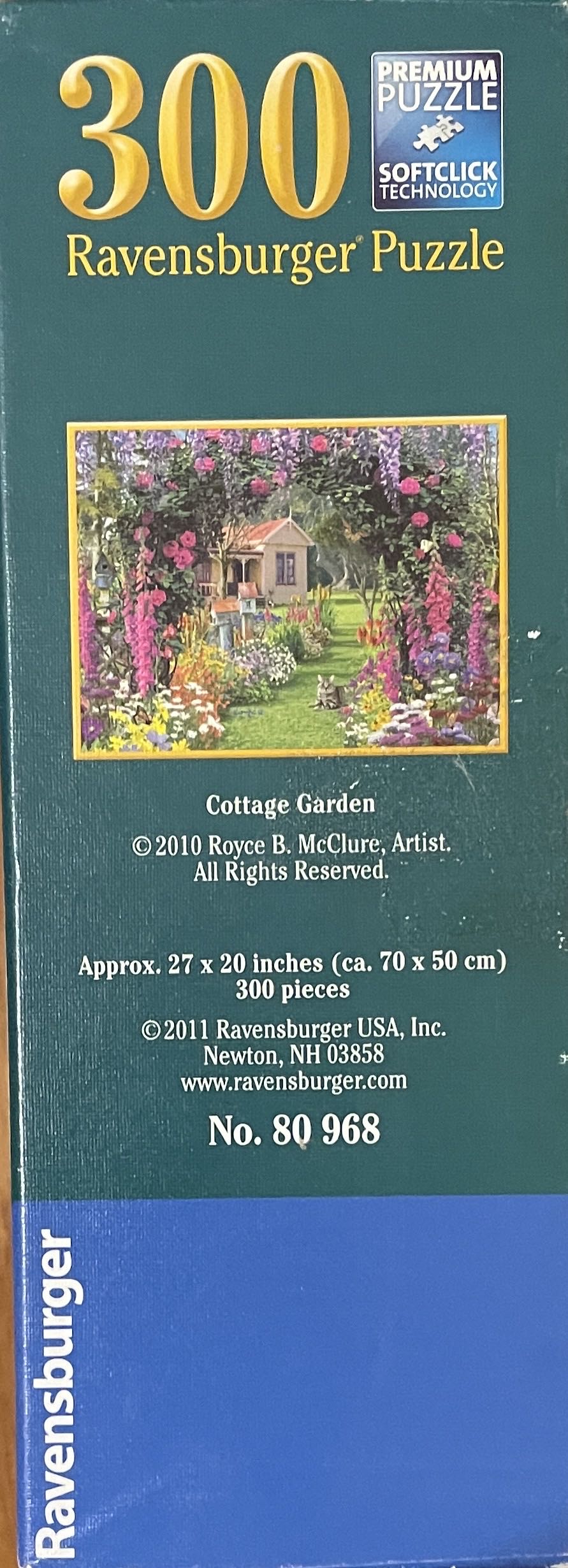 Cottage Garden - Ravensburger puzzle collectible [Barcode 666273809681] - Main Image 2