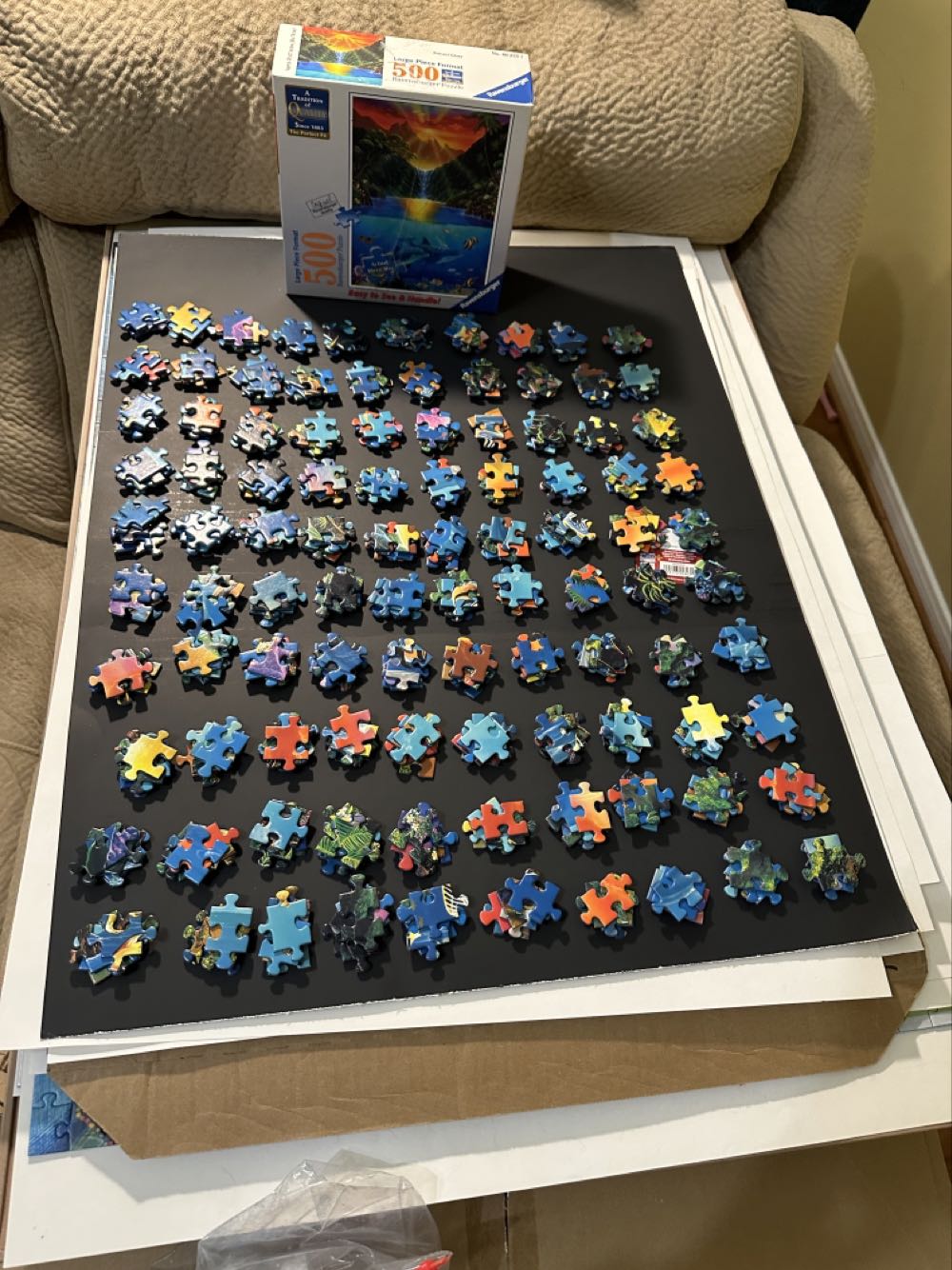 Sunset Glory - Ravensburger puzzle collectible [Barcode 666273802217] - Main Image 3