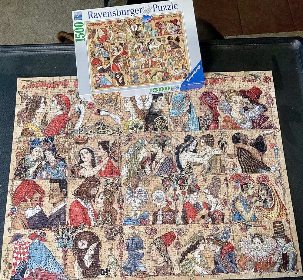 Love Through The Ages-NIB - Ravensburger puzzle collectible [Barcode 4005556169733] - Main Image 3
