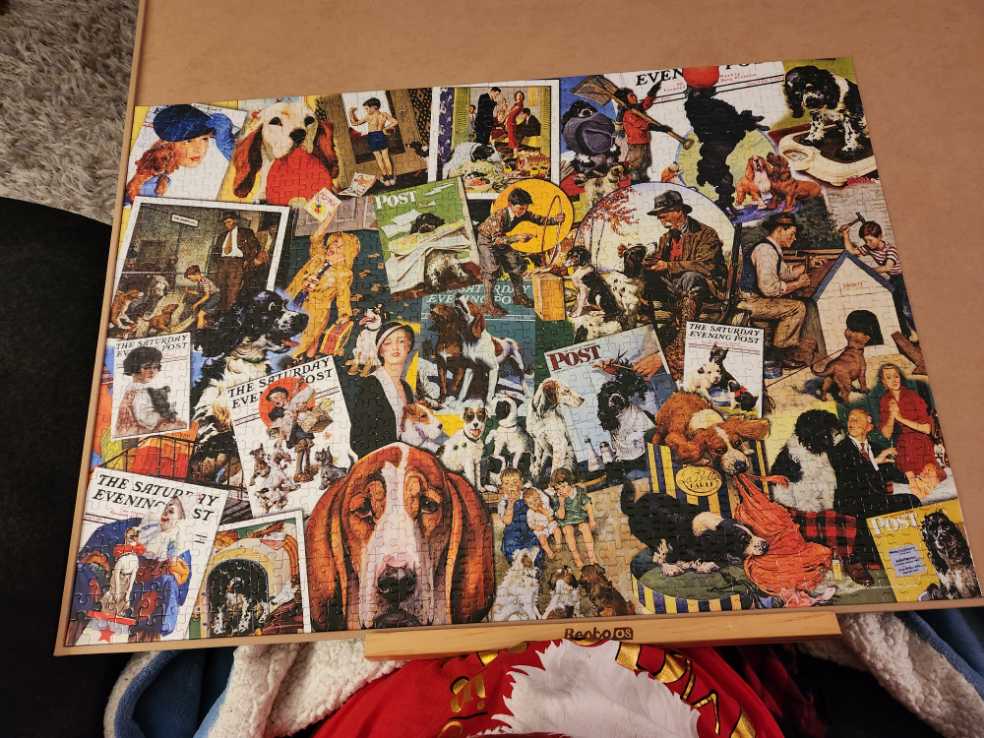 THE SATURDAY EVENING POST - Mega Puzzles puzzle collectible [Barcode 6271641134858] - Main Image 2