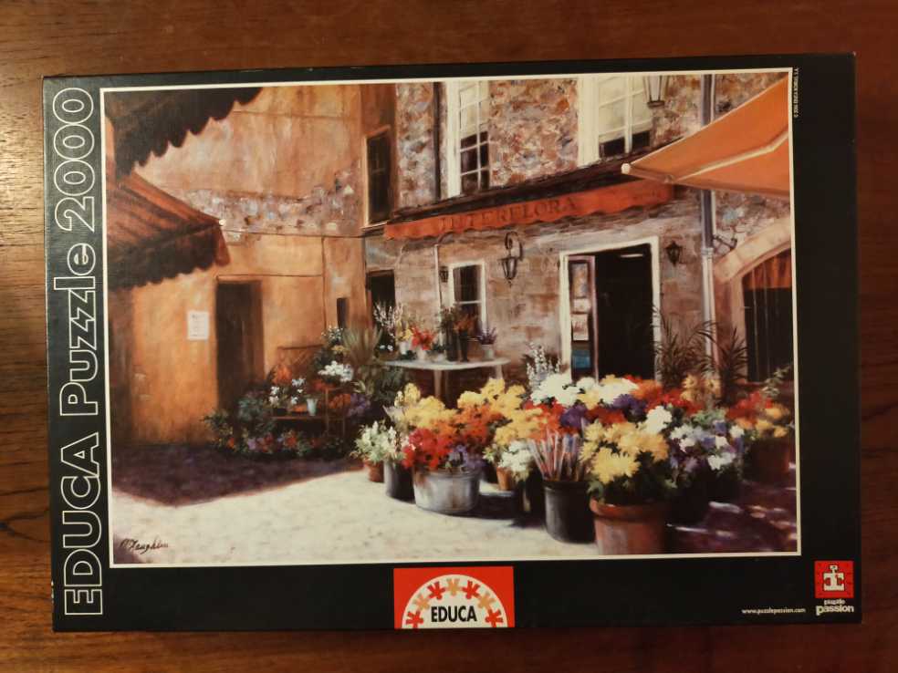 The Flower Shop. Jan Mclaughlin - Educa puzzle collectible [Barcode 8412668130371] - Main Image 1