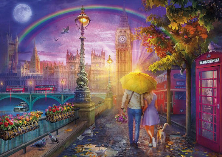 Romance On The River - Gibsons puzzle collectible [Barcode 5012269062830] - Main Image 2