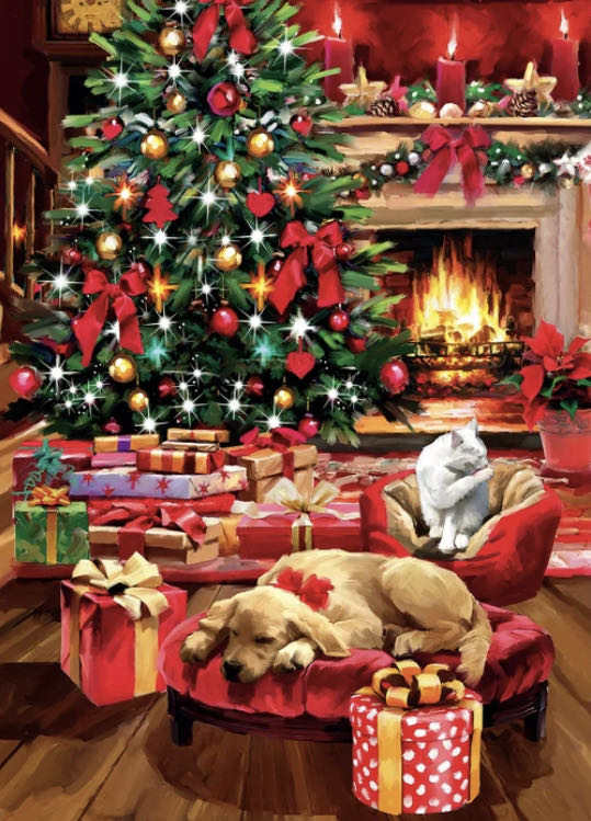 Christmas By The Fire - Clementoni puzzle collectible [Barcode 8005125395804] - Main Image 2