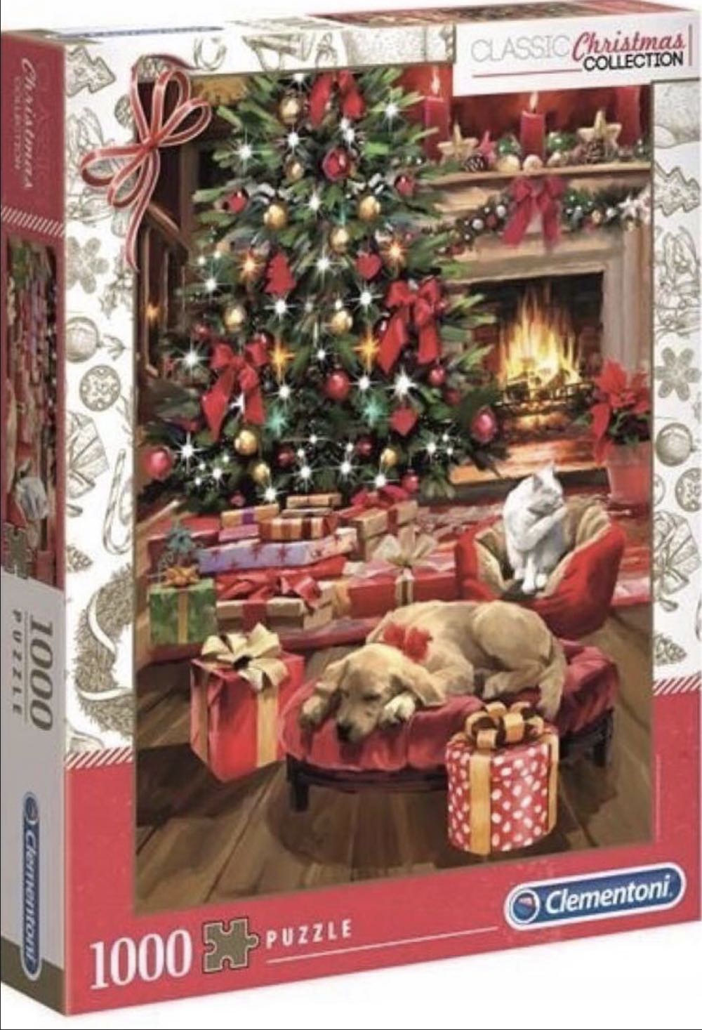 Christmas By The Fire - Clementoni puzzle collectible [Barcode 8005125395804] - Main Image 3