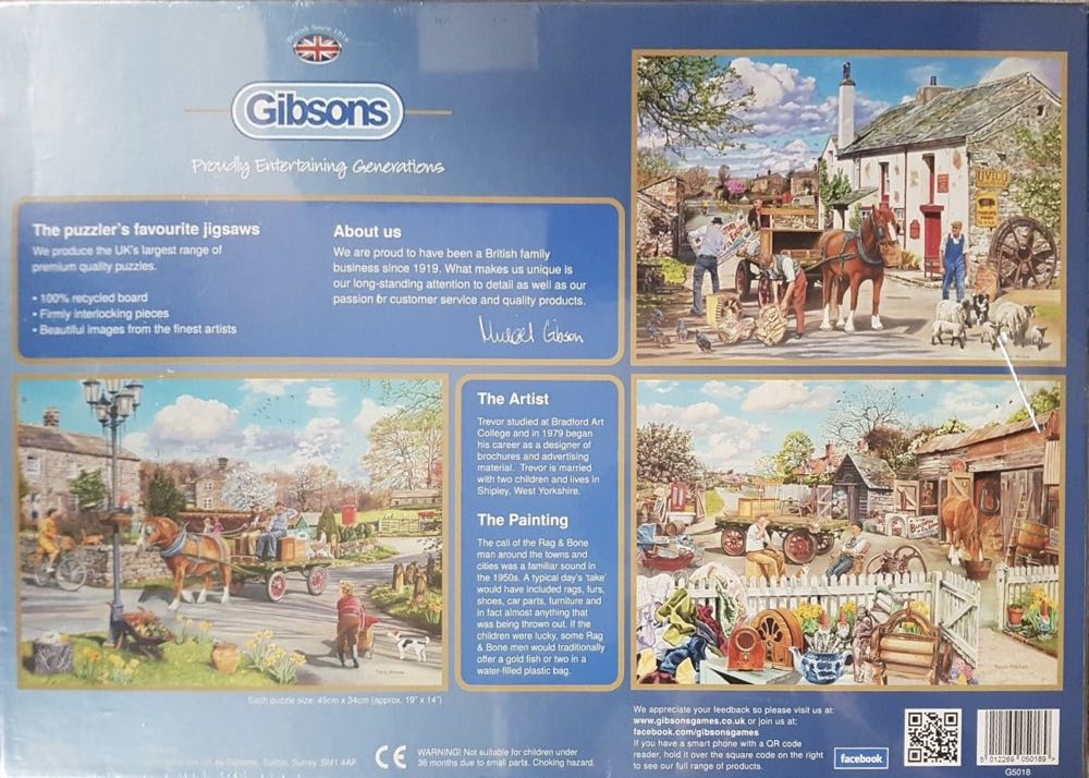 Rag & Bone - Gibsons 🇬🇧 puzzle collectible [Barcode 5012269050189] - Main Image 2