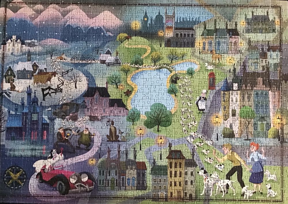 Disney Story Maps - 101 Dalmations - Clementoni puzzle collectible [Barcode 8005125396658] - Main Image 2