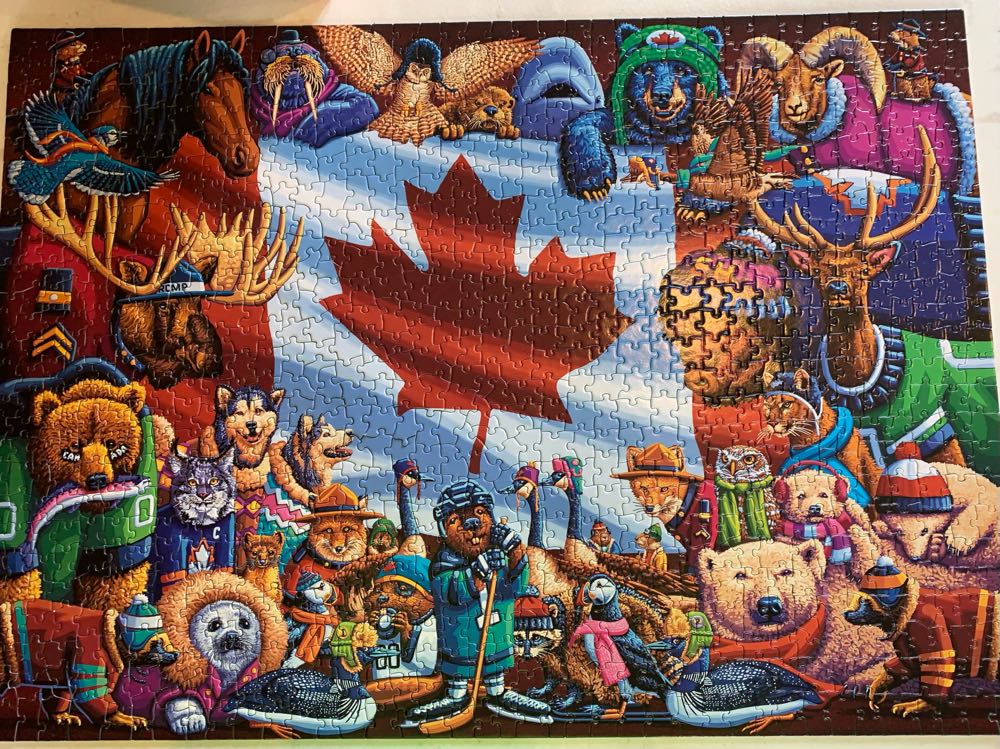 Animals Of Canada  - Dowdle puzzle collectible [Barcode 671095403931] - Main Image 2