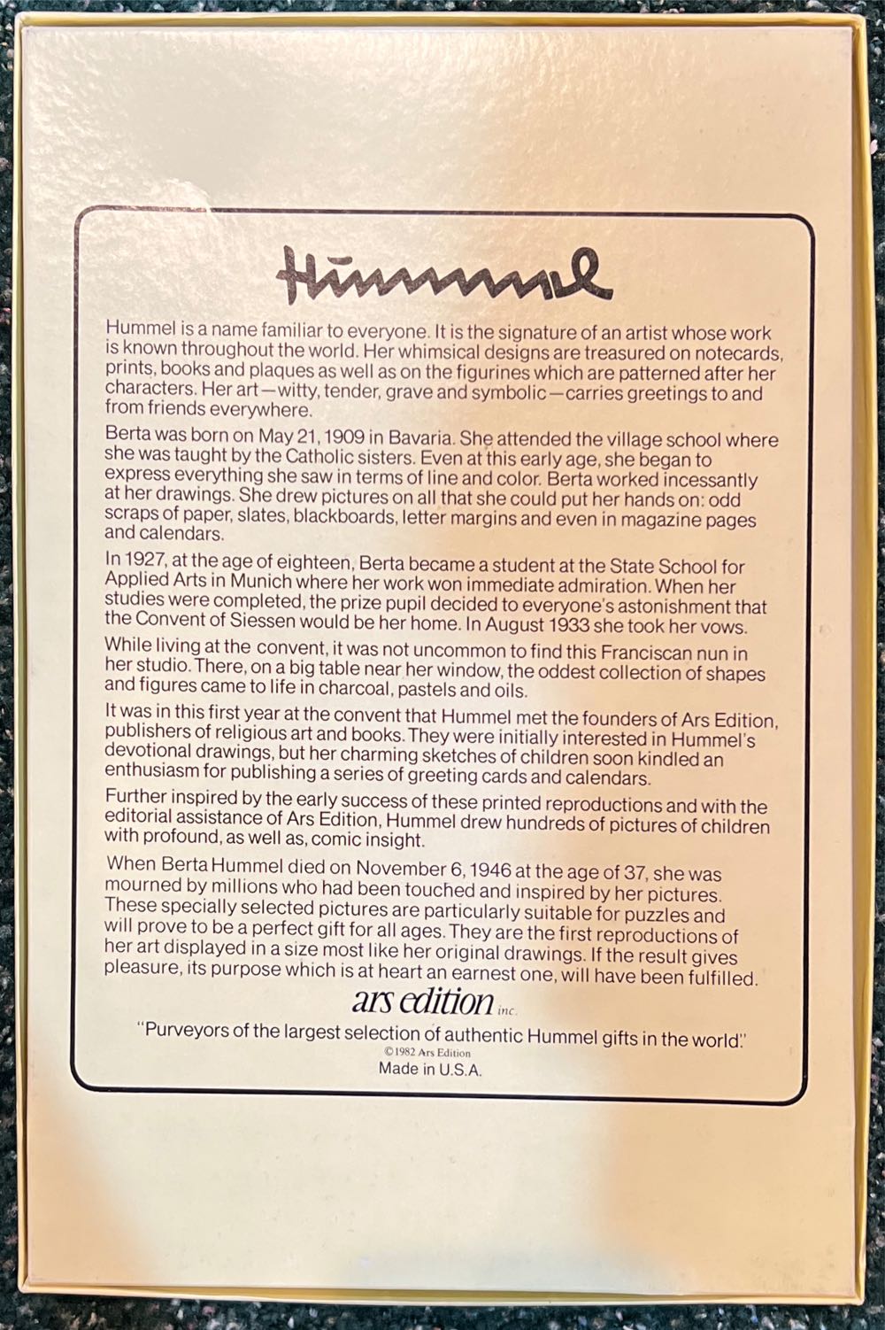 A Smile Is Your Umbrella - Ars Edition Inc. puzzle collectible - Main Image 2