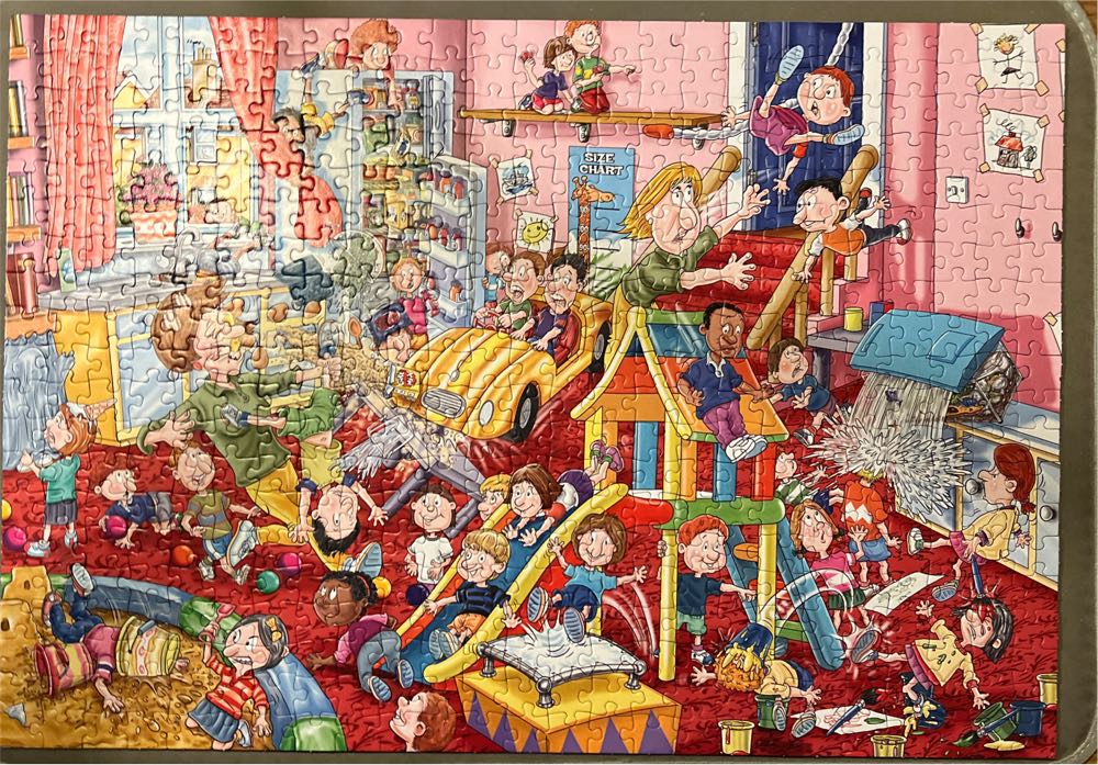 Jumbo Wasgij Mystery 11 Childcare  puzzle collectible [Barcode 8710126821169] - Main Image 2