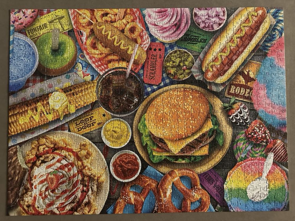 Lars Stewart: Fun Fair Food . - Buffalo puzzle collectible - Main Image 2