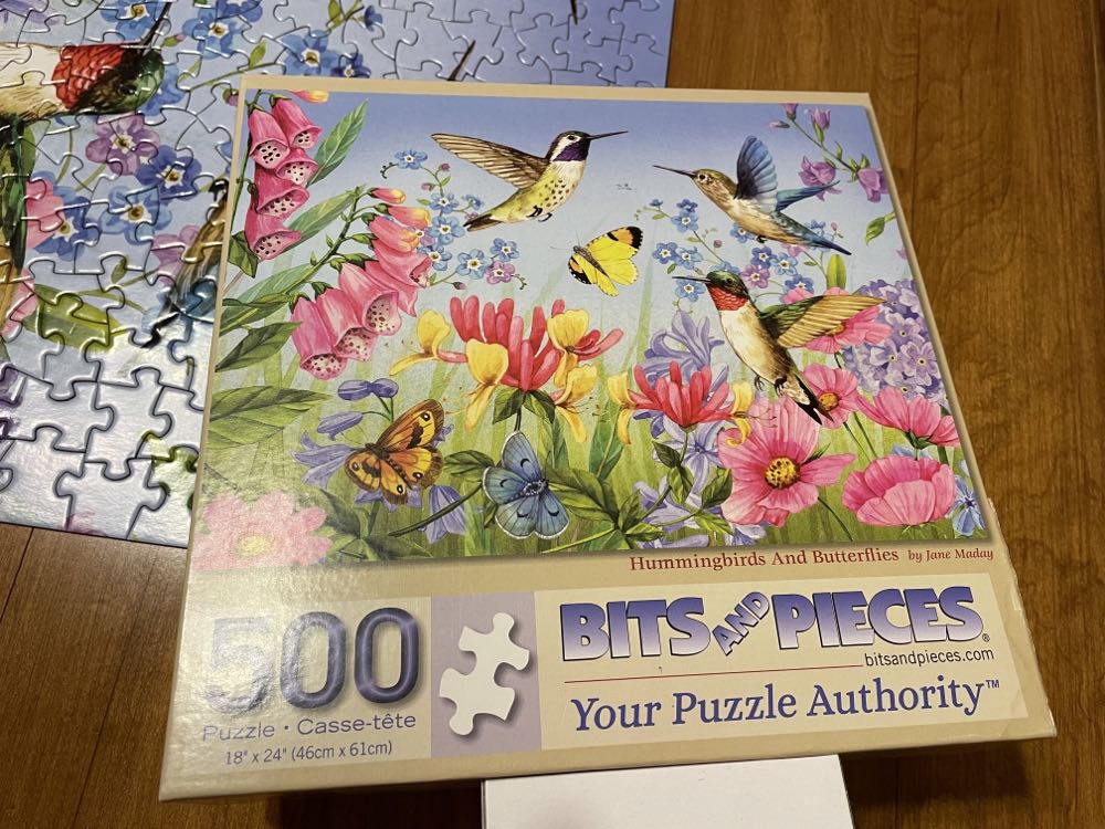 Hummingbirds And Butterflies - Bits & Pieces puzzle collectible [Barcode 192949016614] - Main Image 1