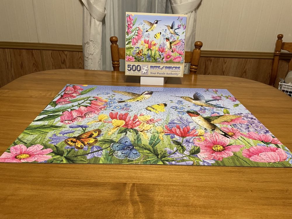 Hummingbirds And Butterflies - Bits & Pieces puzzle collectible [Barcode 192949016614] - Main Image 4