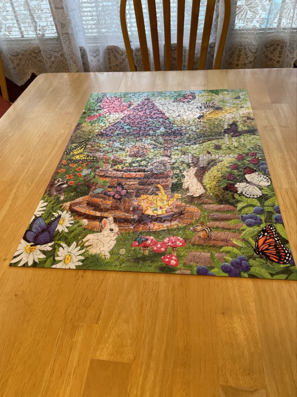 Wishing Well Garden - Bits & Pieces puzzle collectible [Barcode 192949039637] - Main Image 3