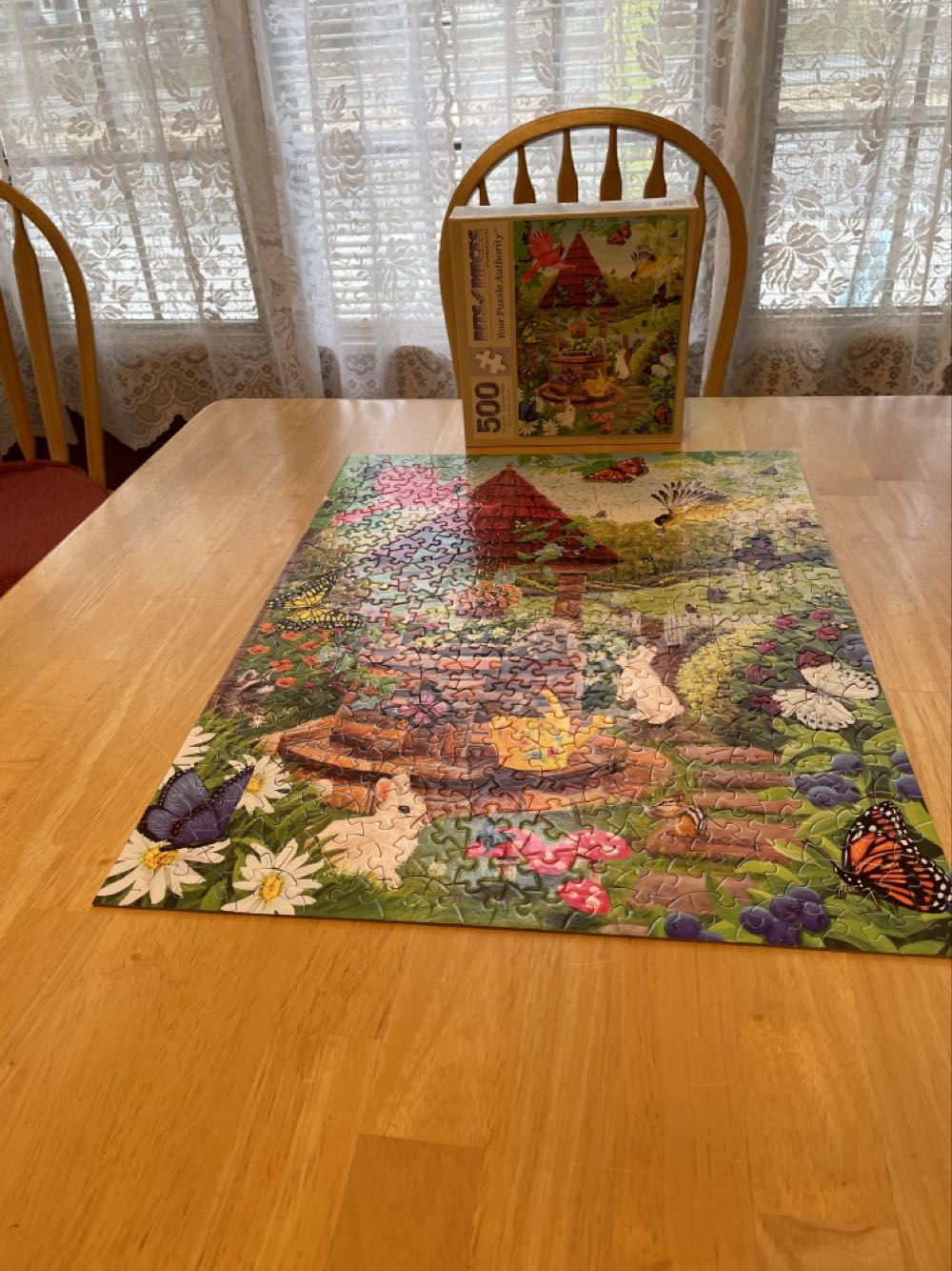 Wishing Well Garden - Bits & Pieces puzzle collectible [Barcode 192949039637] - Main Image 4