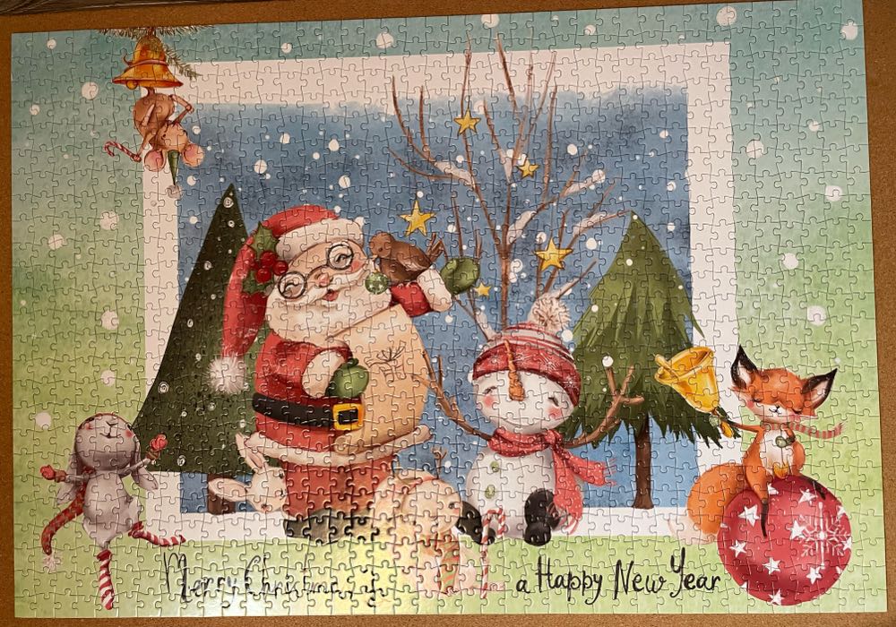 Greetings From Santa Puzzle  - Turner Licensing puzzle collectible [Barcode 841622156931] - Main Image 2