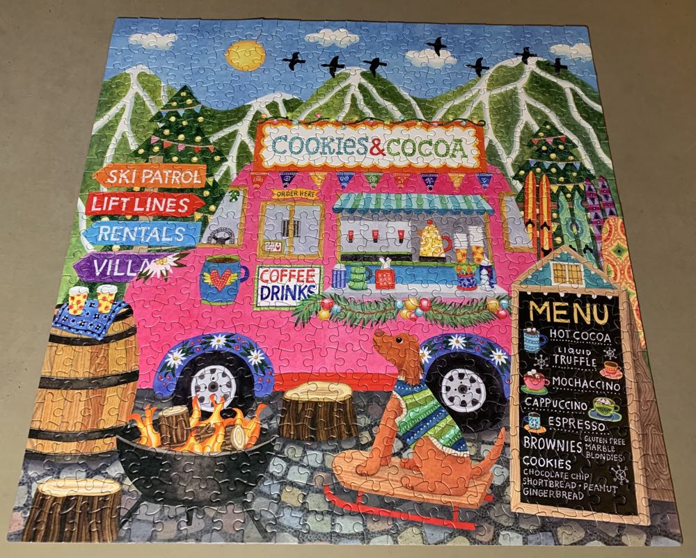 Food Trucks - Cookies and Cocoa - Ceaco puzzle collectible - Main Image 2