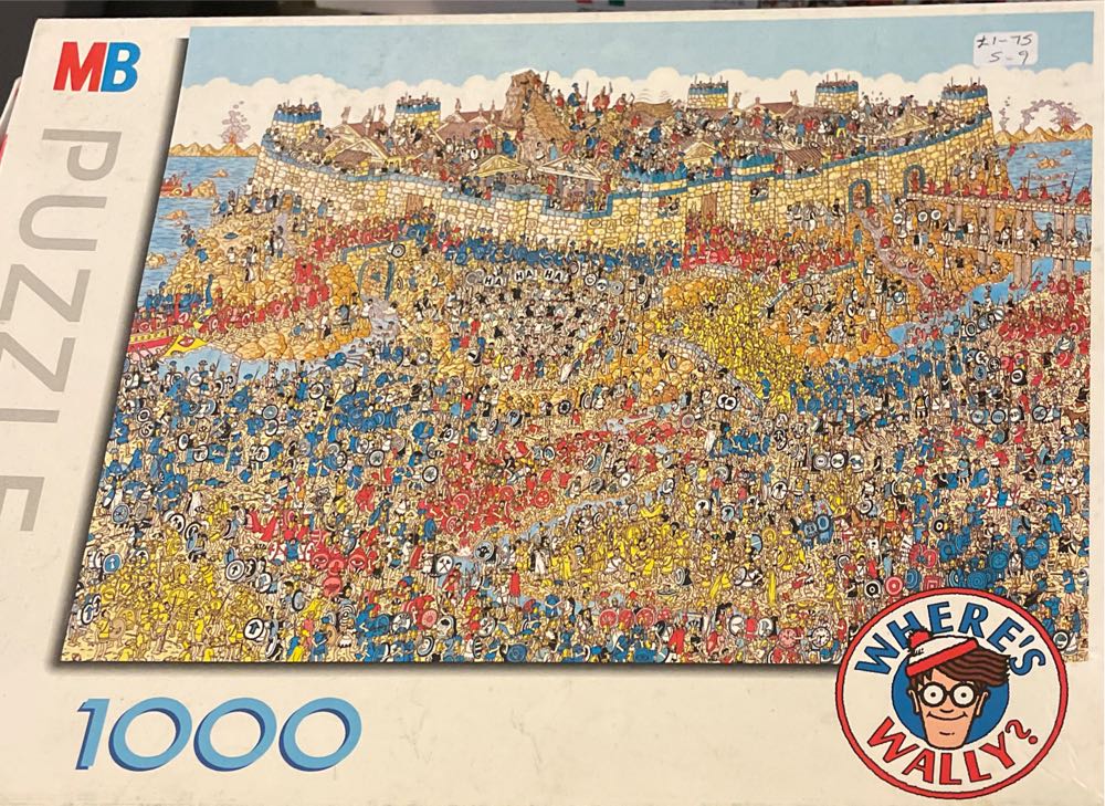 Used One Where’s Wally? 100 To Piece Jigsaw Puzzles - Wheres Wally Mb puzzle collectible [Barcode 5012822040459] - Main Image 3