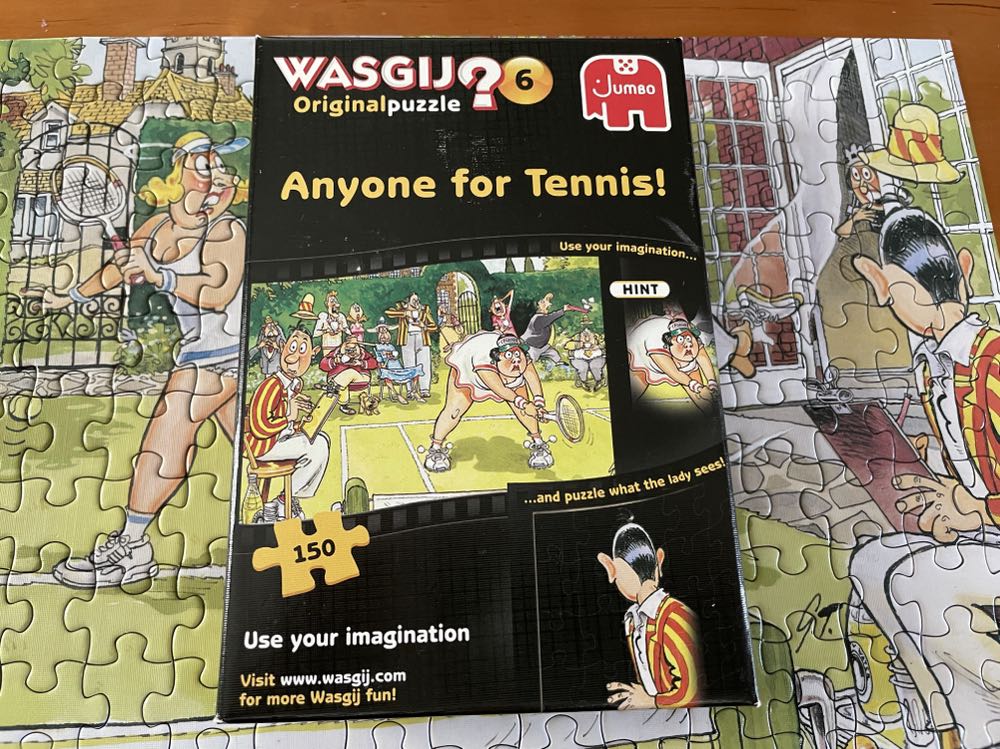 Anyone For Tennis - Jumbo puzzle collectible [Barcode 8710126817803] - Main Image 2