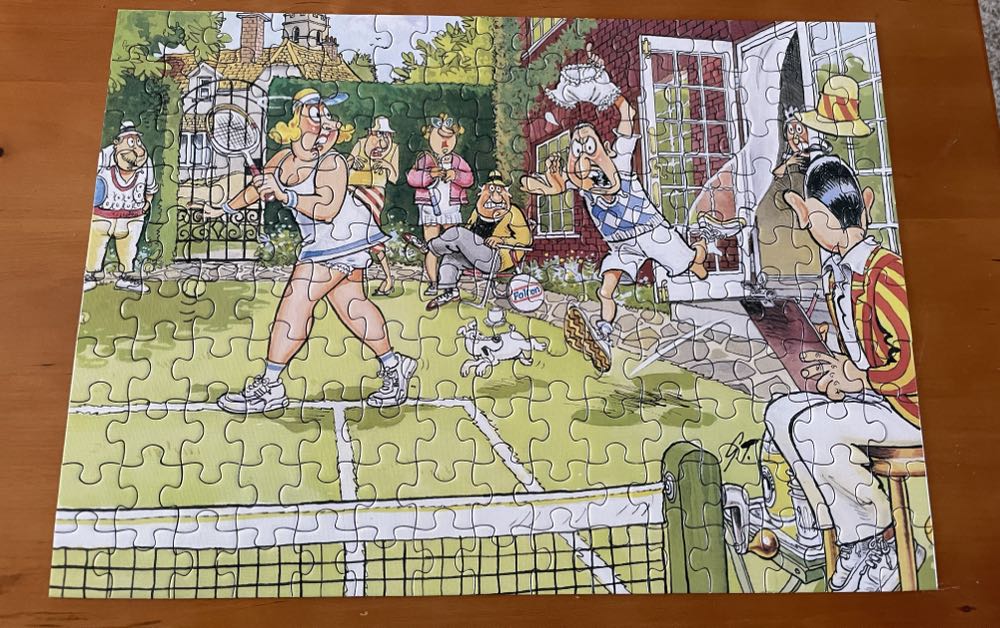Anyone For Tennis - Jumbo puzzle collectible [Barcode 8710126817803] - Main Image 3