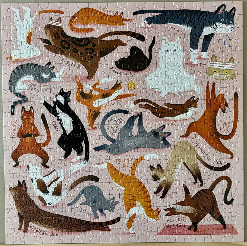 Namaste Cats - Galison puzzle collectible [Barcode 9780735367609] - Main Image 3