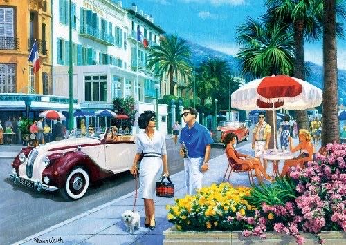 Vintage Cote d’Azur Saskia Lenen - Ravensburger puzzle collectible [Barcode 4005556193820] - Main Image 2