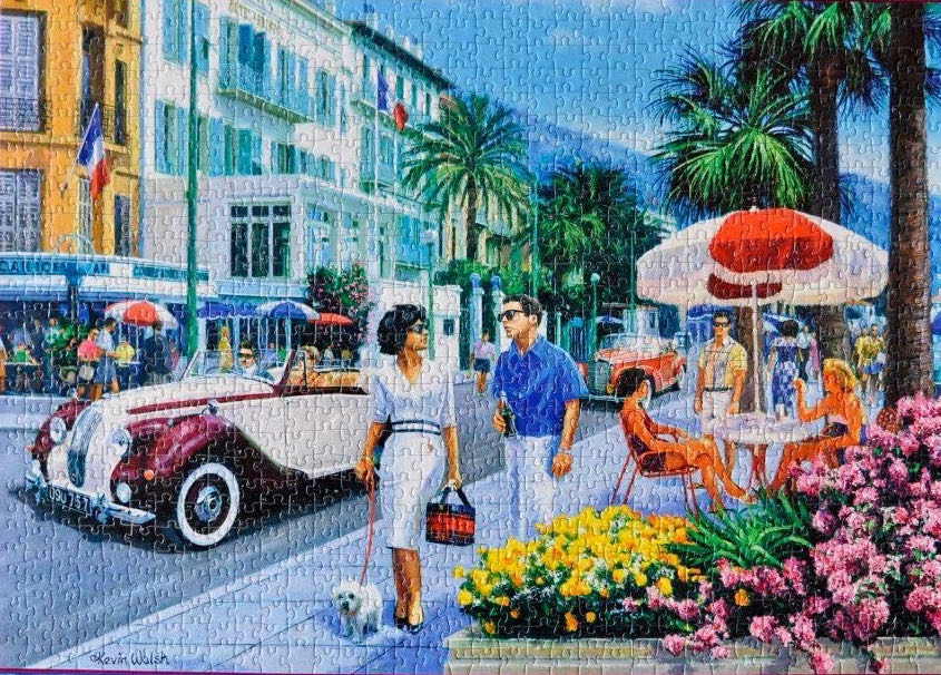 Vintage Cote d’Azur Saskia Lenen - Ravensburger puzzle collectible [Barcode 4005556193820] - Main Image 4