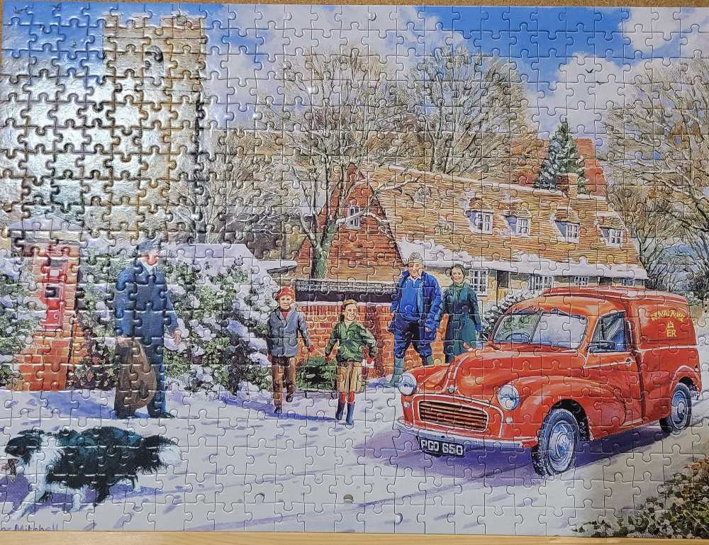 The Postman - Corner Piece 🇬🇧 puzzle collectible [Barcode 5052089313088] - Main Image 2