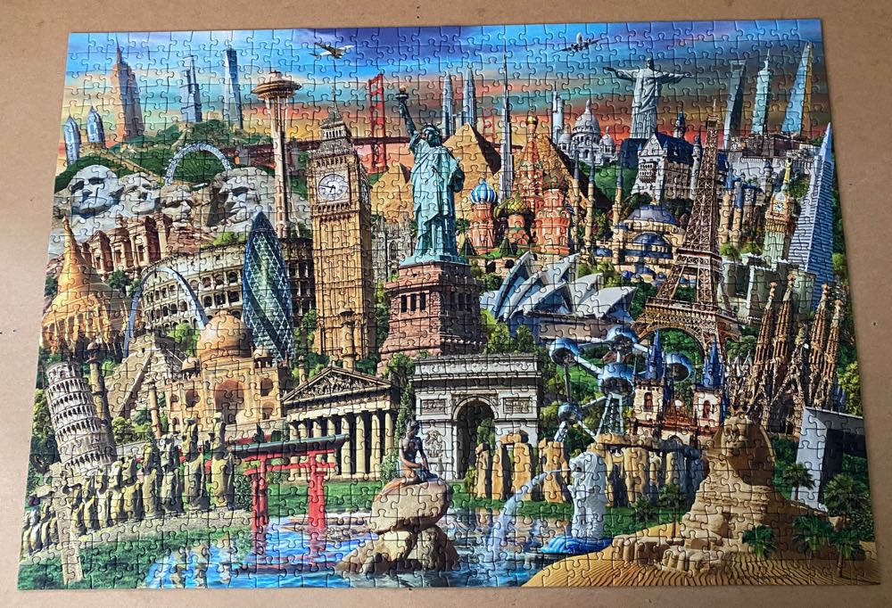 World Landmarks - Ravensburger puzzle collectible [Barcode 4005556197989] - Main Image 2