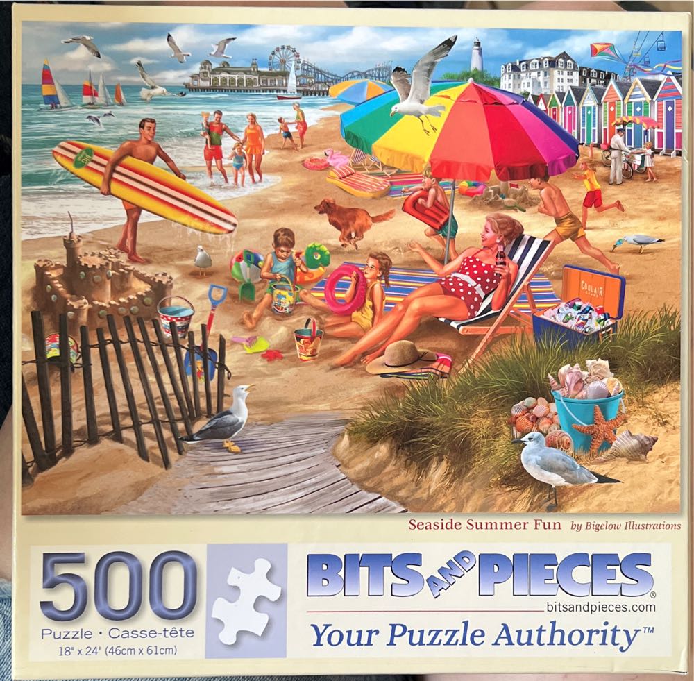 Seaside Summer Fun - Bits And Pieces puzzle collectible [Barcode 192949066411] - Main Image 2