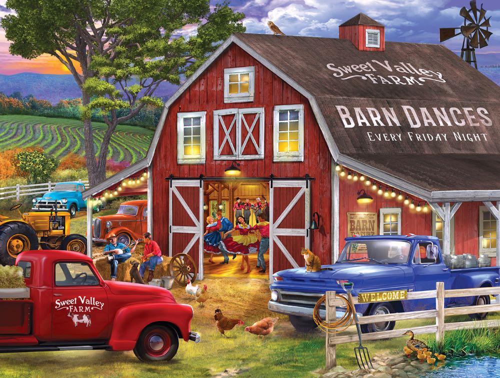 The Barn Dance - Rose Art puzzle collectible [Barcode 4895145439930] - Main Image 2